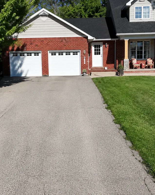 asphalt project before work